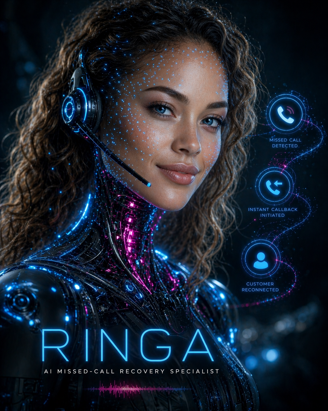 Ringa AI Missed Call Text Back and CallConnect Flow Assistant